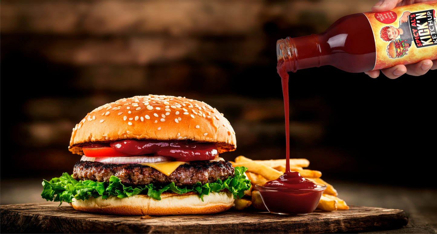 Spicy Al's Kick'n Ketchup - Spicy Gourmet Ketchup -14oz